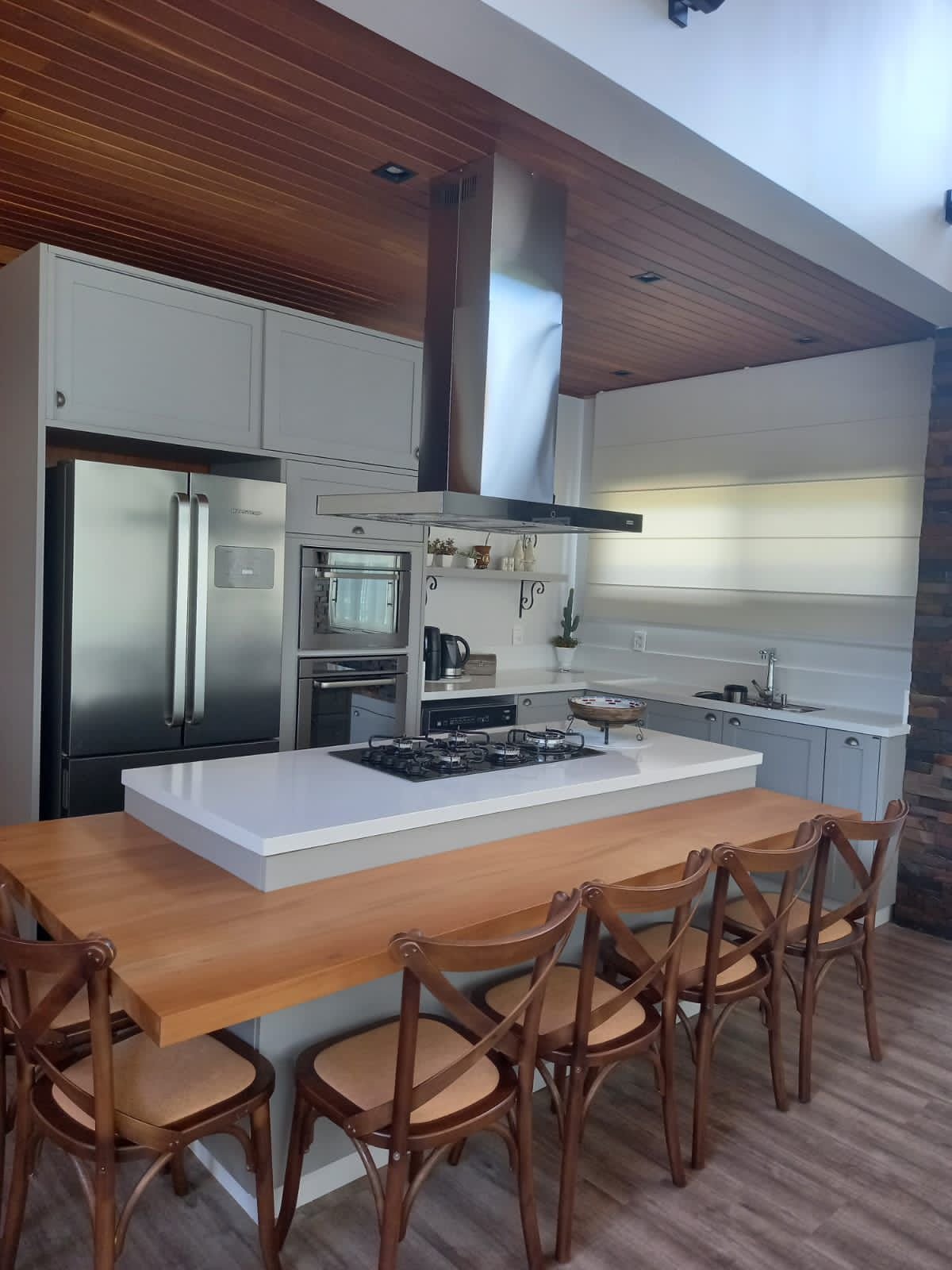 Detalhe de móvel com design exclusivo